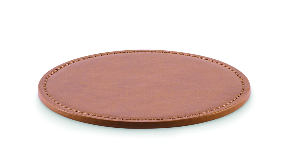Logotrade corporate gift picture of: Round coaster in PU
