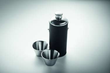 Logo trade corporate gifts picture of: Hip flask with shot cups