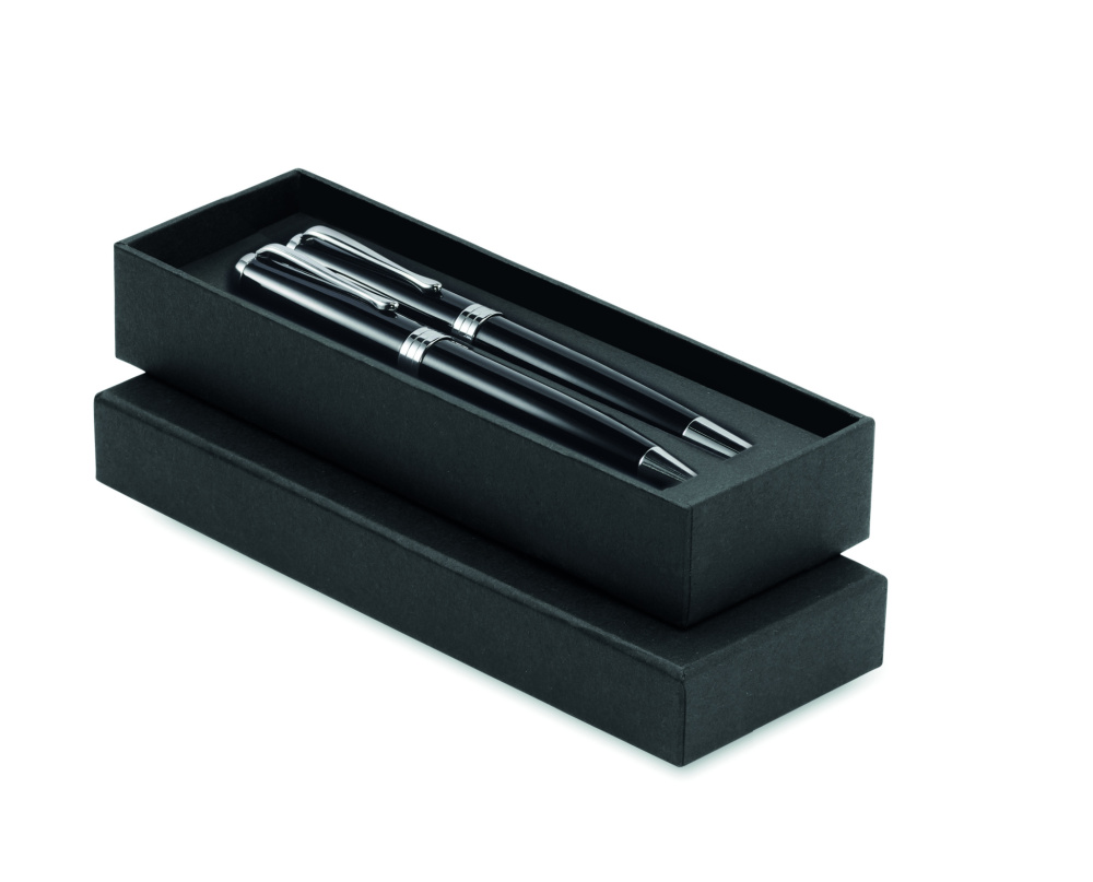 Logotrade corporate gift image of: Ball pen and roller set