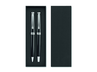 Logo trade advertising products picture of: Ball pen and roller set