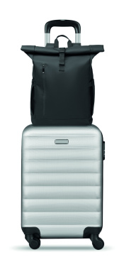 Logo trade promotional merchandise photo of: Rolltop laptop rucksack 600D