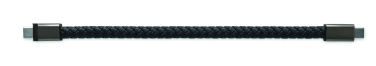 Logo trade promotional items image of: Braided bracelet cable type-C