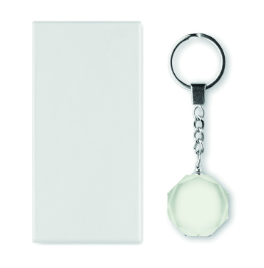 Logotrade promotional gift image of: Glass round award key ring
