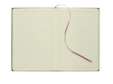 Logotrade promotional product picture of: A5 notebook in smokey PU