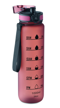 Logotrade promotional giveaway image of: Sports water bottle RPET 1L