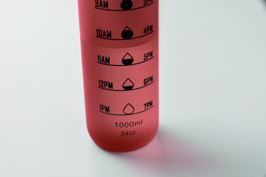 Logo trade advertising products image of: Sports water bottle RPET 1L