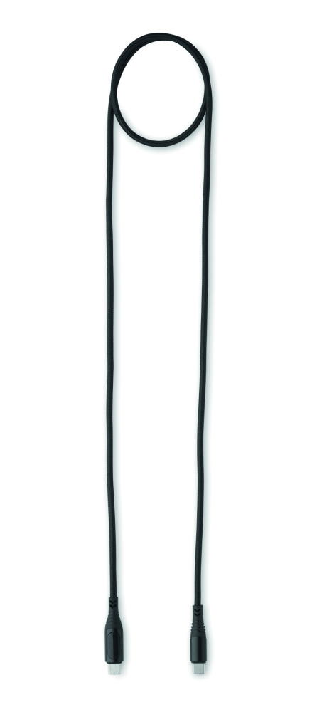 Logo trade advertising products image of: 100W charging cable type-C