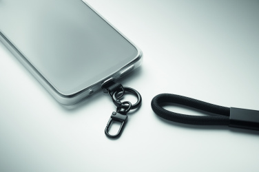 Logo trade business gifts image of: Charging phone wrist strap 60W