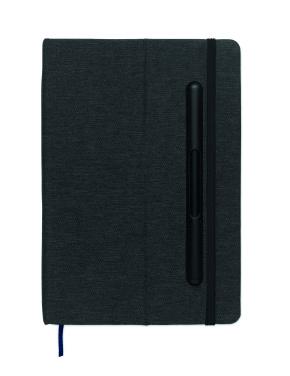 Logo trade promotional items image of: A5 notebook with phone holder