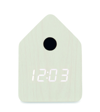 Logo trade corporate gifts picture of: MDF cuckoo alarm clock