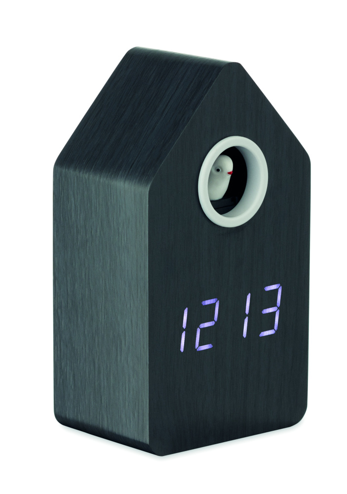 Logotrade advertising product picture of: MDF cuckoo alarm clock