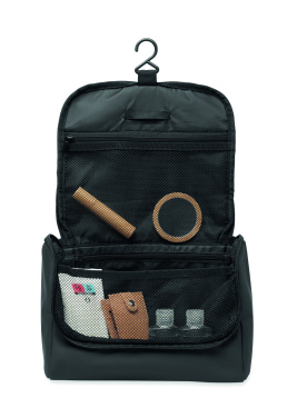 Logo trade corporate gift photo of: Cosmetic hanging bag in PU