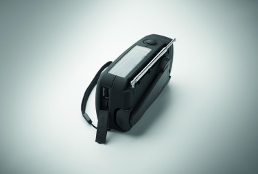 Logo trade corporate gift photo of: Portable radio SOS with LED torch