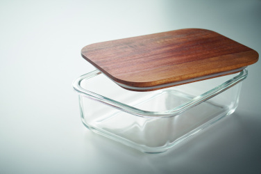 Logo trade promotional merchandise photo of: Glass lunch box 800ml