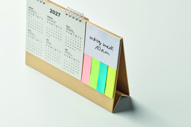 Logotrade business gifts photo of: Desk calendar with memo pad