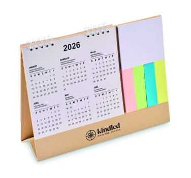Logotrade advertising product image of: Desk calendar with memo pad