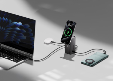 Logo trade promotional item photo of: Urban Vitamin Sunnyvale 100W 15.000mAh magnetic powerbank