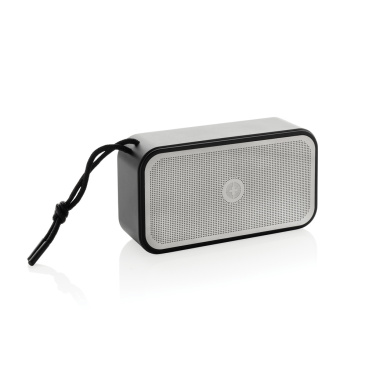 Logo trade business gift photo of: Swiss Peak RCS recycled aluminium 10W bass speaker