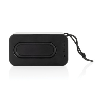 Logo trade promotional products image of: Swiss Peak RCS recycled aluminium 10W bass speaker