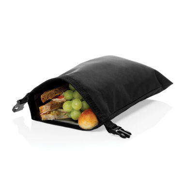 Logotrade corporate gift picture of: Snackstrap AWARE™ RPET foldable lunchbag 30x20CM