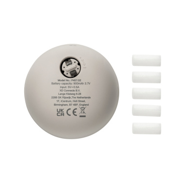 Logo trade promotional gifts picture of: Breevia RCS rplasic re-chargeable floating humidifier