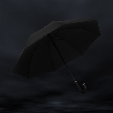 Logotrade promotional merchandise photo of: Swiss Peak Vero Aware™ RPET 25” umbrella w luxe handle