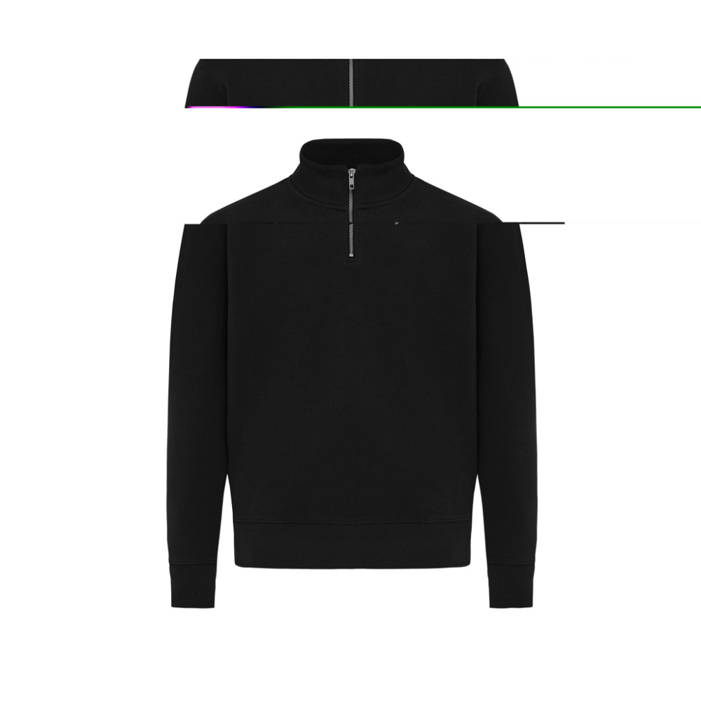 Logo trade corporate gift photo of: IQONIQ Elgon recycled cotton quarter zip sweater