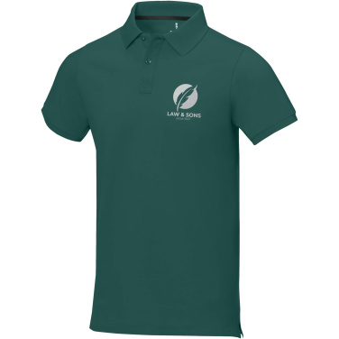 Logo trade promotional merchandise image of: Calgary short sleeve men's polo