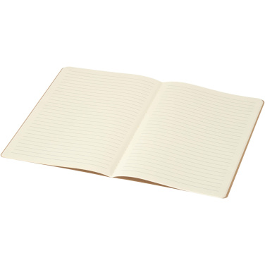Logotrade advertising product image of: Slyk A5 kraft cahier notebook with ruled pages