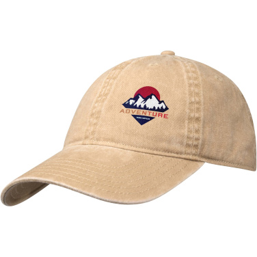Logo trade promotional items picture of: Grafton 6 panel washed cap