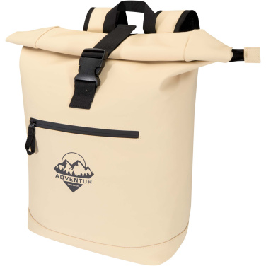 Logo trade promotional items image of: Resi Plus 15" GRS recycled roll-top backpack 18L