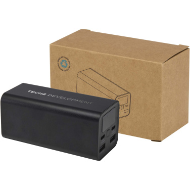 Logotrade promotional merchandise image of: Acamar 20.000 mAh 70W recycled aluminium laptop power bank