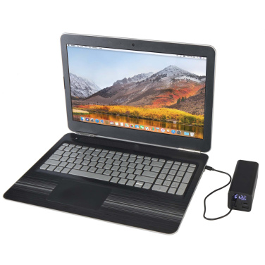 Logo trade advertising products picture of: Acamar 20.000 mAh 70W recycled aluminium laptop power bank