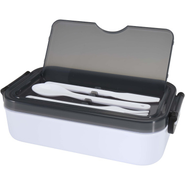 Logo trade promotional gifts picture of: Snappy lunch box and cutlery set