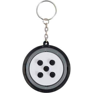Logotrade corporate gift picture of: Spinx recycled plastic gyroscope fidget keychain