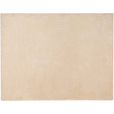 Logo trade promotional giveaways image of: Ashen GRS recycled sherpa blanket