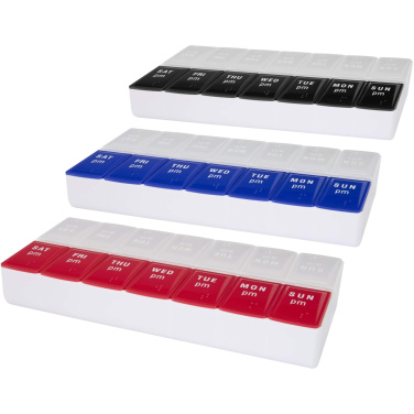 Logo trade promotional giveaways image of: Cycle 7-day AM/PM multi-vitamin organiser