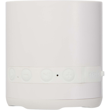 Logo trade corporate gifts image of: Hunor 3W recycled plastic wireless speaker