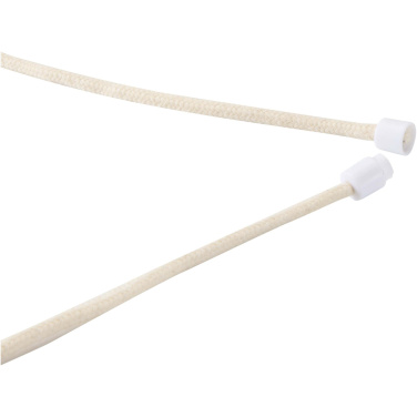 Logotrade promotional product image of: Adhab smartphone lanyard with bamboo details