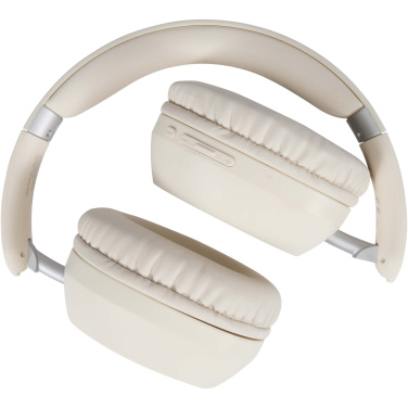 Logotrade promotional product image of: Hoggar recycled plastic over-ear foldeable ANC and ENC headphones
