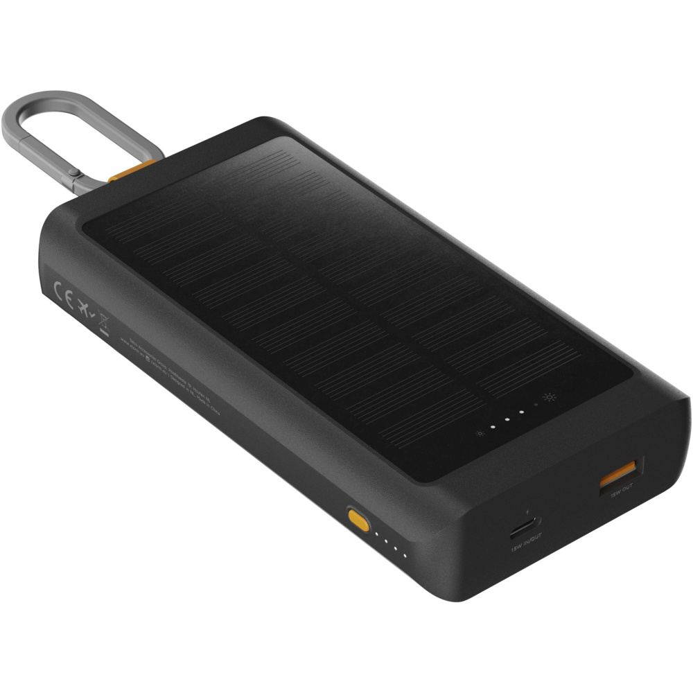 Logotrade promotional item picture of: Xtorm XG2S101 Go2 10.000 mAh 15W solar power bank with light