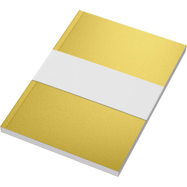 Logotrade promotional product picture of: Novella Austen A5 metallic soft cover notebook - 100 sheets
