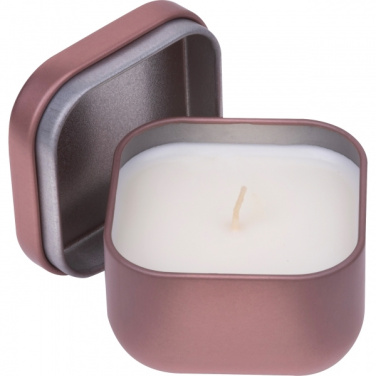 Logo trade corporate gifts picture of: Candle in tin PRAGUE