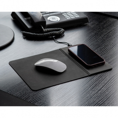 Logotrade promotional giveaway image of: Mousepad with Wireless Charging ROTHERHAM