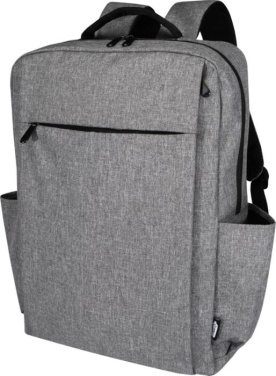 Logo trade corporate gifts image of: Libra 15” GRS recycled laptop backpack 15L
