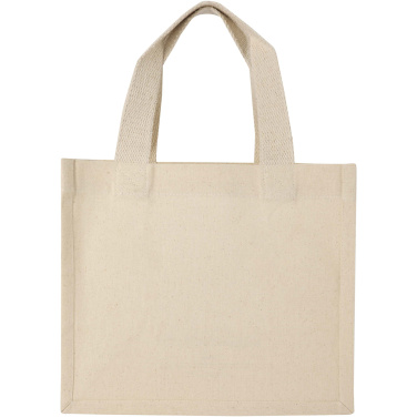 Logotrade promotional products photo of: Odessa 220 g/m² GRS recycled cotton mini gusset tote bag 9L