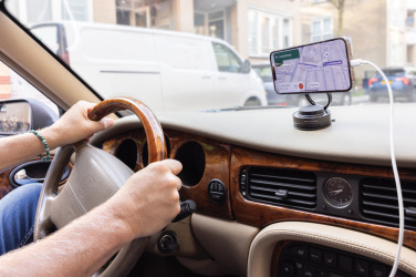 Logotrade promotional item image of: Terra 360 RCS recycled plastic universal phone holder