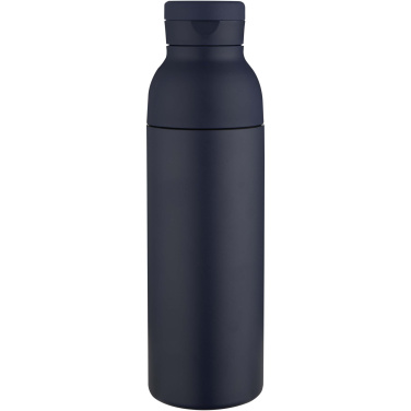 Logo trade corporate gifts picture of: Illuminate 650 ml RCS recycled double wall stainless steel water bottle with 3-piece lid set