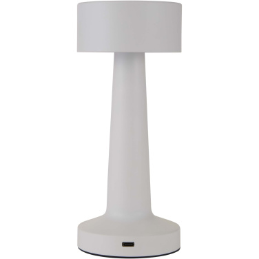Logotrade promotional merchandise photo of: Aludra rechargeable dimmable table lamp with 3 light modes