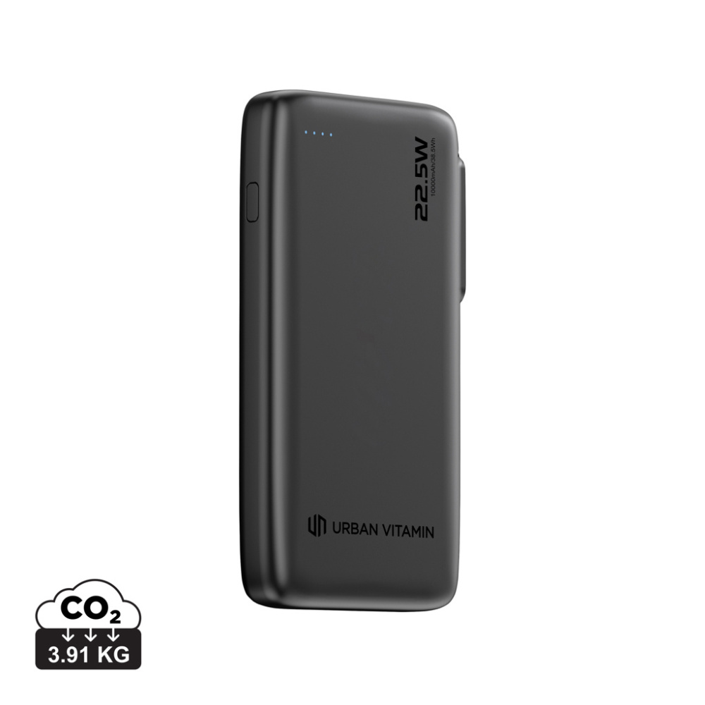 Logo trade advertising products image of: Urban Vitamin Emeryville 20W 10.000mAh Powerbank